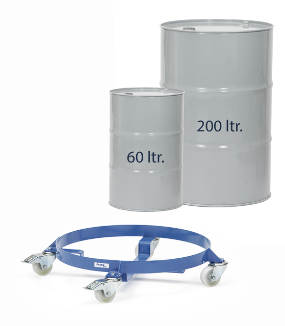 fetra® 1360 Fassroller für 60 und 200 Liter Fässer
